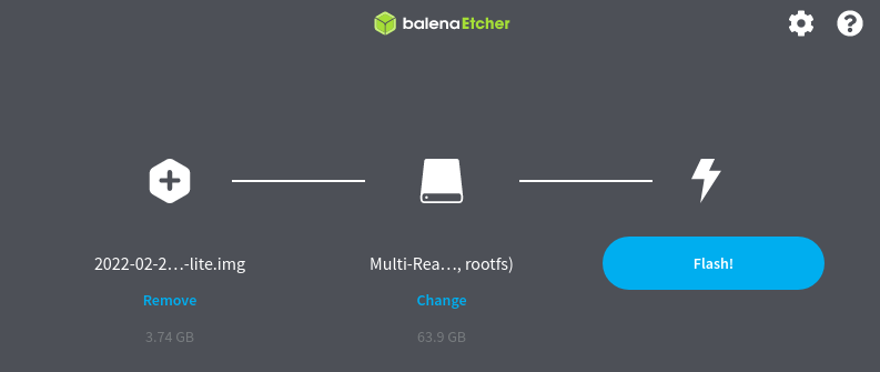 Balena Etcher step 4